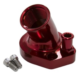 <strong>Billet Thermostat Housing - Red</strong><br /> Suit Ford 289-351W