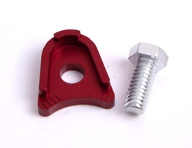 <strong>Billet Distributor Hold Down Clamp - Red</strong> <br /> Suit Ford 289-351W
