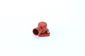 <strong>Billet 90° Thermostat Housing - Red </strong><br />Suit Ford 302-351C
