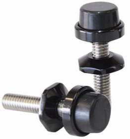 <strong>Universal Billet Bonnet Adjusters with 5/16" UNC Thread</strong> <br /> Black Finish
