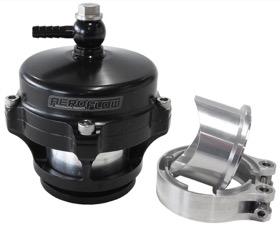 <strong>50mm Blow Off Valve with Weld-on Flange and V-Band</strong><br />Black Finish.