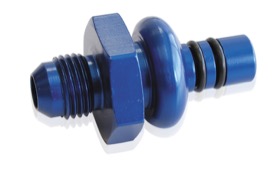 <strong>Ford EFI Regulator Adapter -6AN with .550" Shank</strong><br /> Blue Finish