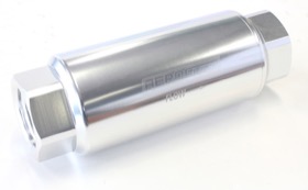 <strong>60 Micron Pro Filter with -12AN ORB Ports</strong> <br /> Silver Finish. 5-1/2" x 2"