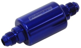 <strong>Billet Fuel Filter -6AN</strong><br />40 micron Stainless Steel element, 1.25