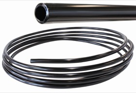 <strong>Aluminium Fuel Line 1/4" (6.35mm) 25ft (7.6m) Length Roll</strong> <br /> Black Anodised Finish