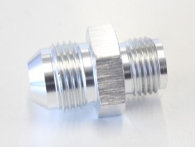 <strong>Inverted Seat Adapter 5/8"-18 to -8AN</strong> <br />Silver Finish
