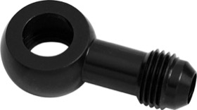 <strong>Alloy AN Banjo Fitting 14mm to -8AN</strong> <br />Black Finish