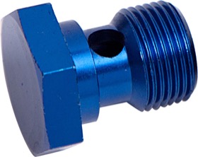 <strong>Alloy Banjo Bolt 1/2" x 20 UNF</strong> <br />Blue Finish