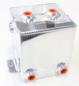 <strong>Universal Fabricated Alloy Tank</strong><br /> 2.2L capacity, 5" L x 5" W x 6", Polished finish