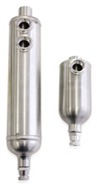 <strong>Universal Breather Tank</strong><br /> 550 ml, 8-1/2" H x 3-1/8" Dia., -12 ORB, Polished