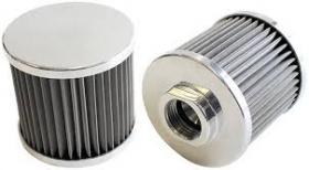 <strong>Stainless Steel Billet Breather with -10AN Female Thread</strong><br /> Polished Finish.