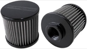 <strong>Stainless Steel Billet Breather with -12AN Female Thread</strong><br /> Black Finish.