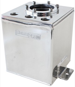 <strong>Single EFI Pump Surge Tank - Polished</strong><br />Use With AF49-1014 Fuel Pump