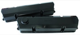 <strong>Fabricated Billet Valve Covers</strong><br /> Black Finish. Suit Holden Early V8