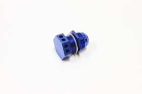 <strong>Bolt In Breather Bulkhead -10</strong><br /> Blue Finish