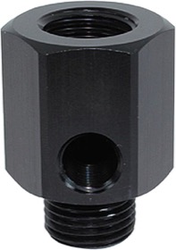 <strong>Metric Extension with 1/8" Port</strong><br /> Black Finish. M12 x 1.5