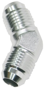 <strong>45° Male Flare Union -10AN</strong><br />Silver Finish