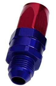 <strong>Male AN Taper Swivel Straight Hose End -6AN to -6AN</strong><br /> Blue/Red Finish. Suit 100 & 450 Series Hose