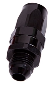 <strong>Male AN Taper Swivel Straight Hose End -6AN to -6AN</strong><br /> Black Finish. Suit 100 & 450 Series Hose