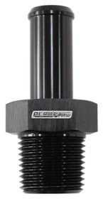 <strong>Male NPT to AN Barb Straight Adapter 1/8" to -4AN Hose</strong><br /> Black Finish