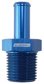 <strong>Male NPT to AN Barb Straight Adapter 3/8" to -6AN Hose</strong><br /> Blue Finish
