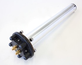 <strong>Fuel Sender Unit 240-33 ohm Top Mount Tube Style</strong><br />10" Deep, 240 ohms Empty, 33 ohms Full.