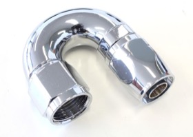 <strong>880 Elite Series Full Flow Cutter Swivel 180° Hose End -4AN</strong><br /> Suits 100 & 450 Series Hose