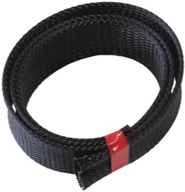 <strong>PET Flex Braid Heat Sleeve</strong><br />1 Meter, Up TO 1-1/2" I.D, Tight Weave High Coverage