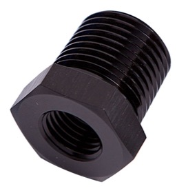 <strong>NPT Pipe Reducer 1/4" to 3/8" </strong><br />Black Finish
