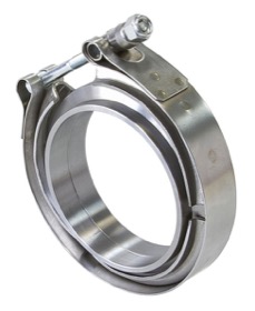 <strong>Aluminium V-Band Clamp</strong><br />1-1/4" I.D, X2 Weld-On Rings & X1 S/S Clamp