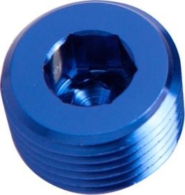 <strong>NPT Plug 1/16" </strong><br />Blue Finish
