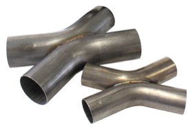 <strong>Stainless Steel Exhaust X-Pipe</strong><br /> 2" O.D, 45° Bends
