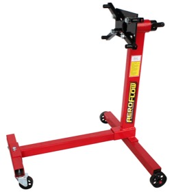 <strong>Engine Stand </strong> <br /> H-Frame, 1000lb (453kg) max. load, 4 wheels, Black Powder Coated Finish