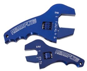 <strong>Adjustable Grip AN Wrench Kit </strong><br /> 3-1/2" & 4-1/2" handle, Blue finish