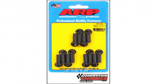ARP 100-1109  EXTRACTOR BOLT KIT Hex Black 3/8 Dia 5/16 Wrench 1.000 Long Qty-12
