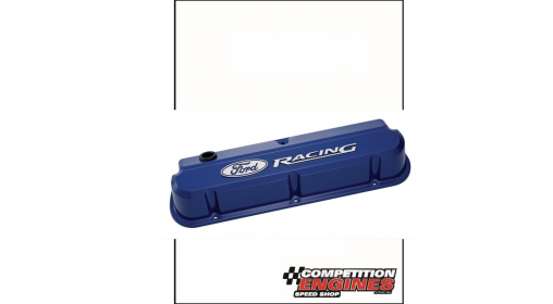 Proform Alloy Valve Covers Slant-Edge Ford Blue With Raised Ford Racing Emblems Suit 289-351W