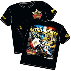 <strong>'Nitro Sheriff' Wheelstander T-Shirt</strong> <br /> Youth (Medium)