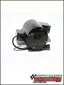 Meziere WP116S, 100 Series Remote Mount Bulkhead Electric Water Pump 35 GPM, Standard Motor, Black Anodized