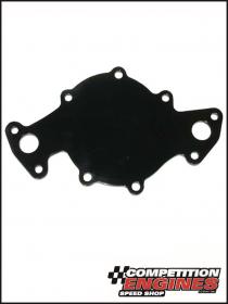 Meziere WP174S, Electric Water Pump Back Plate, Ford  Windsor 1994-95 5.0L,  Black Anodized Finish