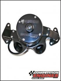 Meziere WP308S, 300 Series Electric Water Pump, Ford Big Block, 55GPM, Black Anodized Finish