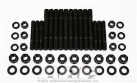 ARP 134-5801 Main Stud Kit 4 Bolt Main Dart Little M Iron Block With Splayed Cap Outer Studs Chev S/B Chromoly Hardened Washers And High Strength Hex Nuts