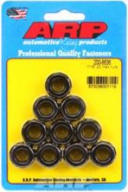 ARP Hex Nuts Custom 450 Black Oxide 1/2''-20 R/H Thread Set Of 10