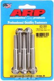 ARP  HEX 3/8 Wrench Head 5/16-18 2.500 length Stainless Steel Polished Pack of 5