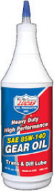 Lucas 85/140 Hi Performance Gear Oil Contains Special Anti-Wear & Lubricity Agents Helps Control Heat 1quart